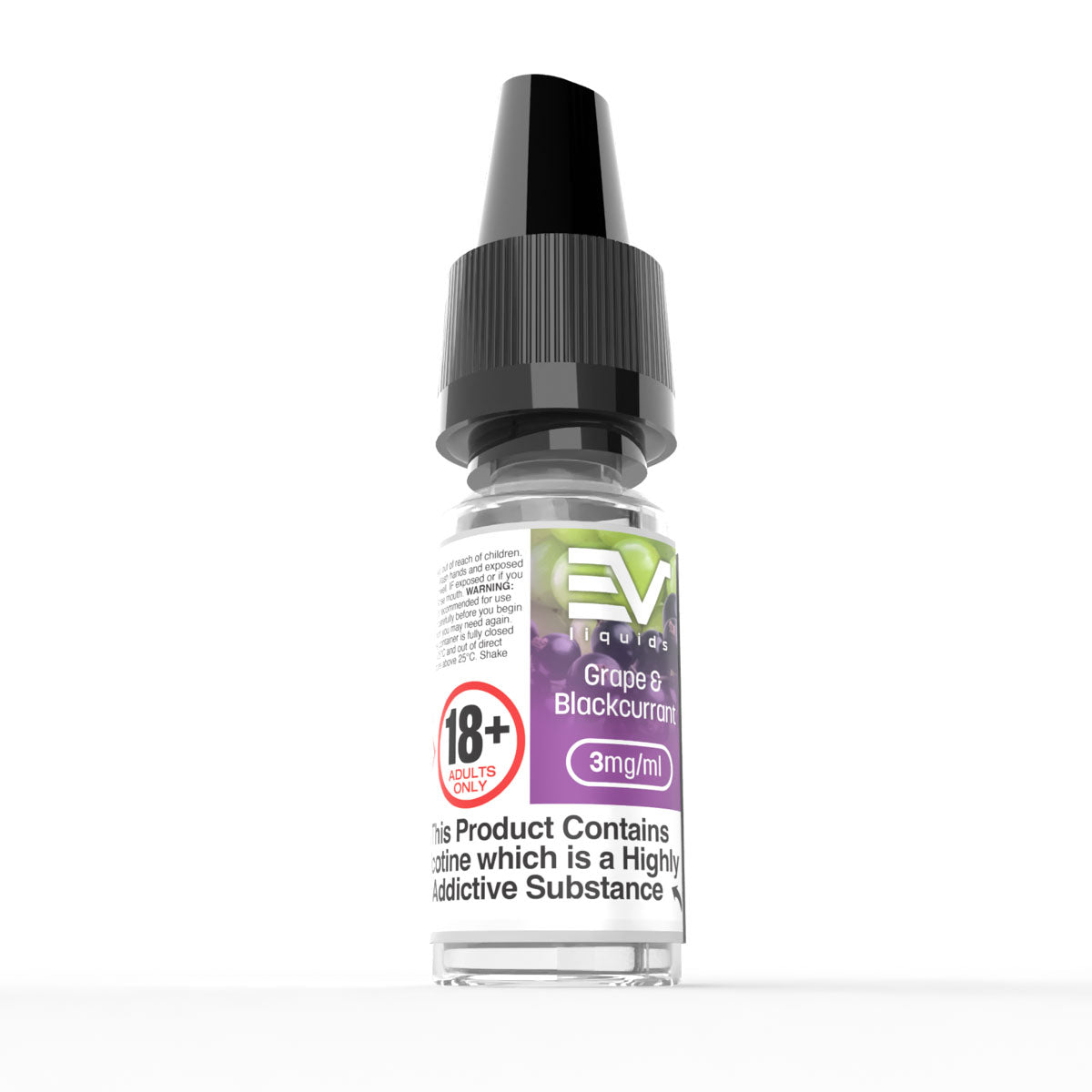 Ev 10Ml E Liquids 6Mg Grape & Blackcurrant 10Ml