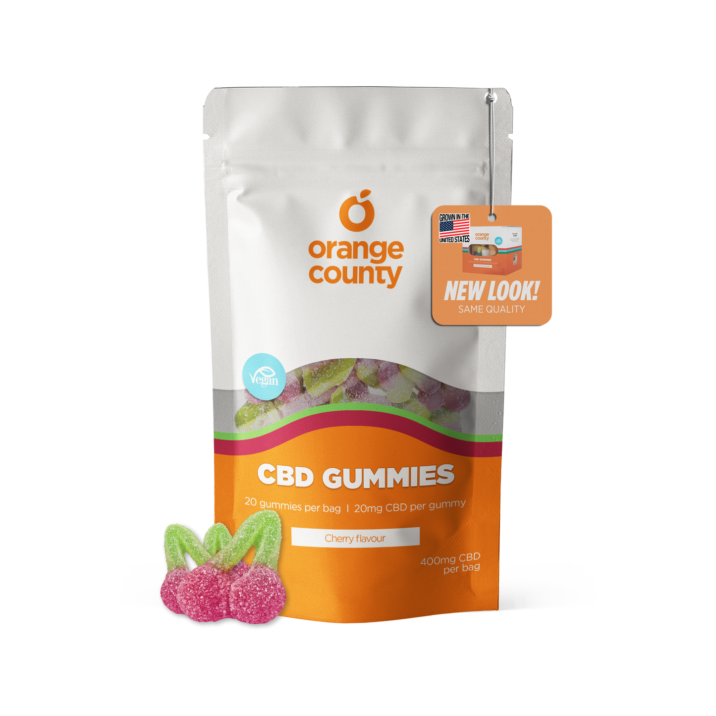 Orange County CBD Gummy Cherries Big Grab Bag