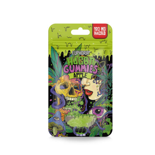 Euphoria H4CBD Gummies 120mg - Apple (3 pcs)