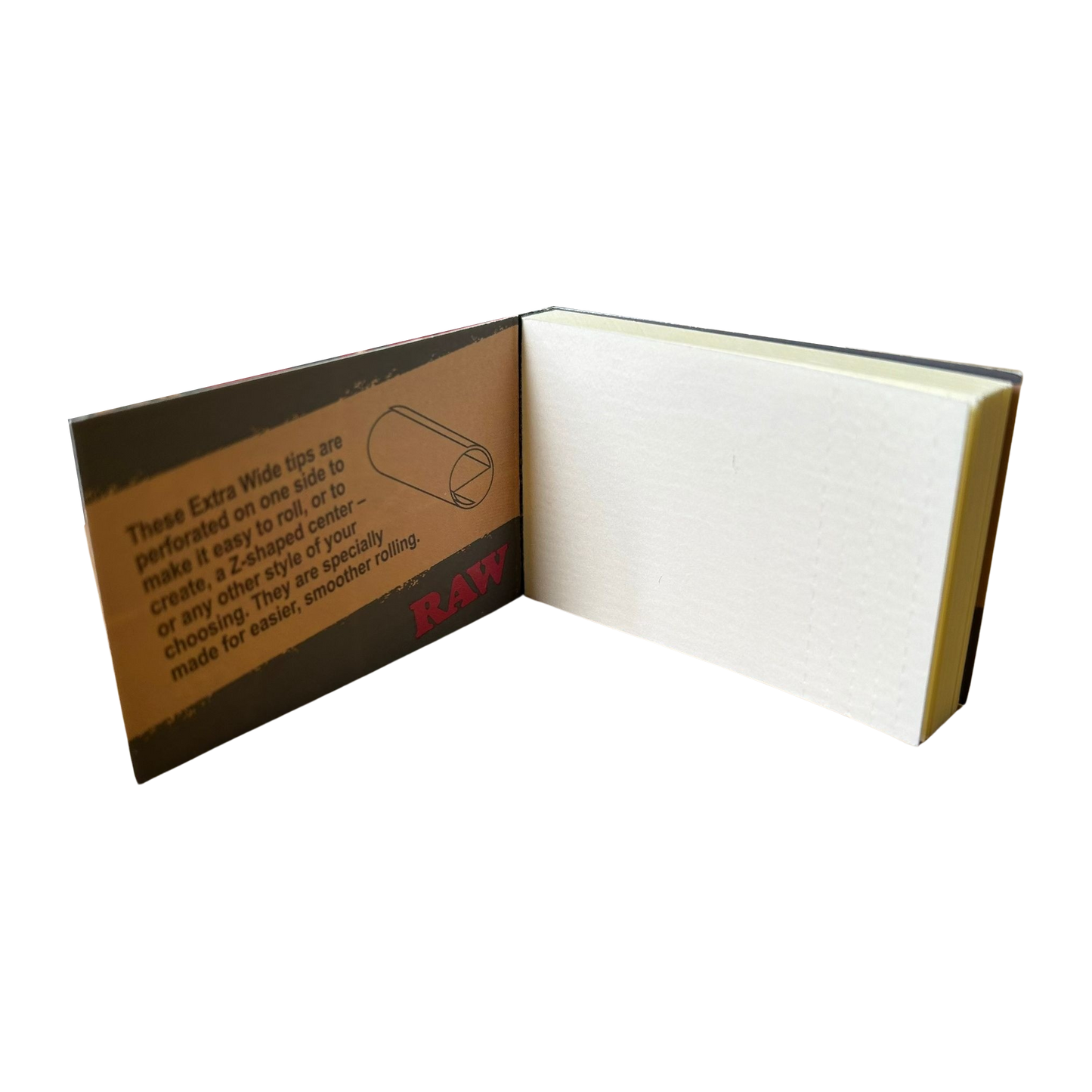 RAW Perforated Black Extra Wide Tips (Full Box)