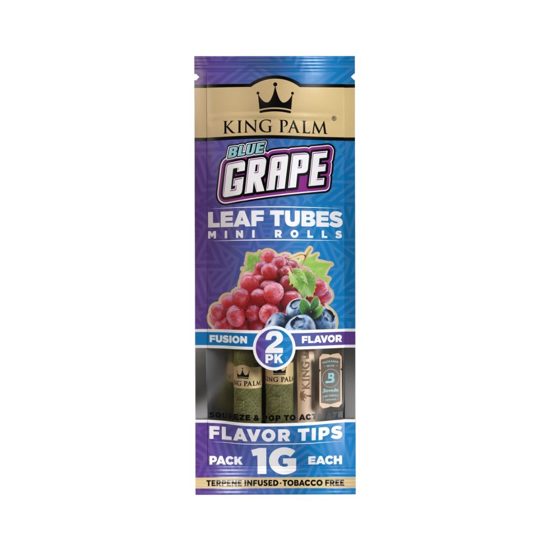 King Palm Terpene Infused Leaf Rolls (1gram) - Blue Grape