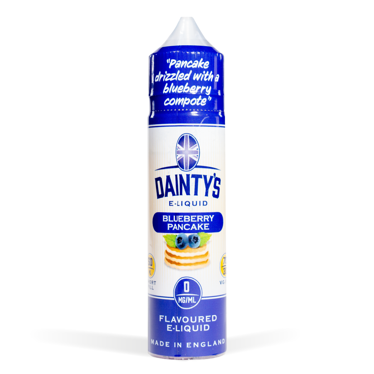 Dainty'S 50Ml E Liquid Shortfills Blueberry Pancake 50Ml