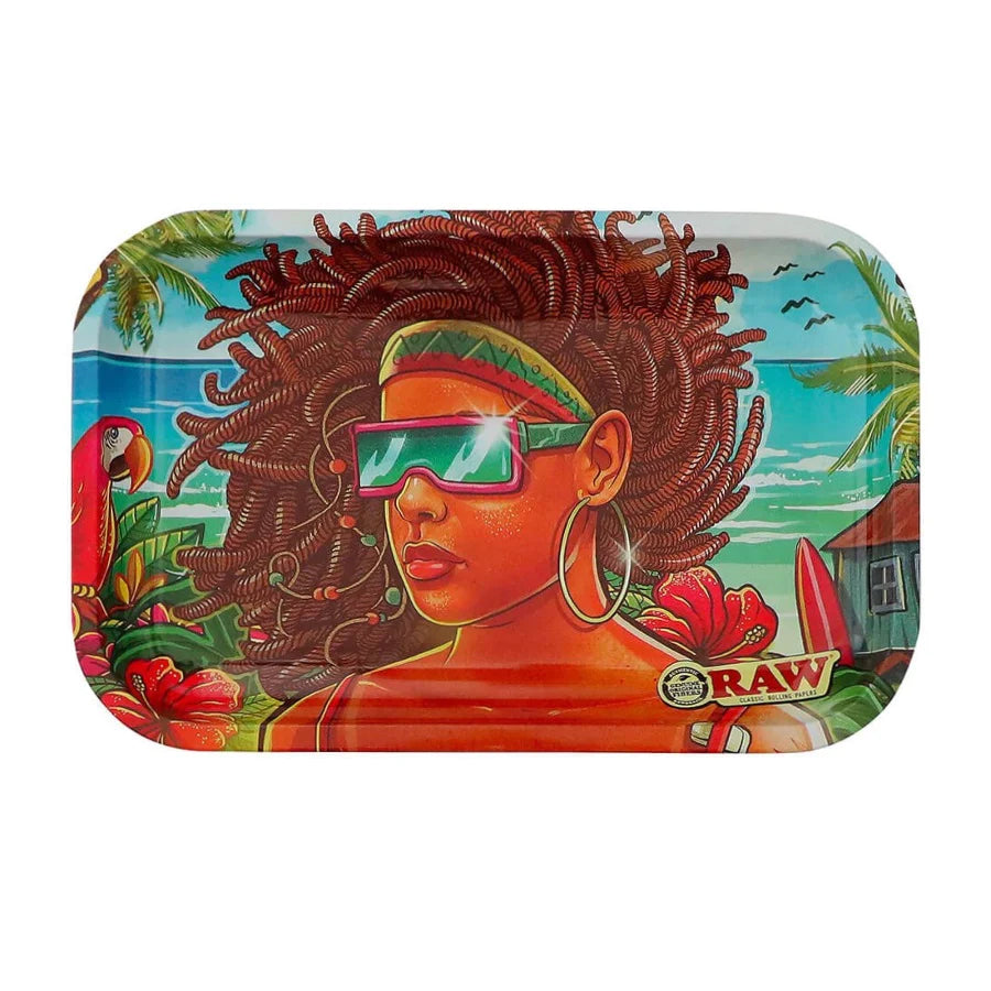 RAW 'Brazil 3' Rolling Tray (Small 11" x 7")