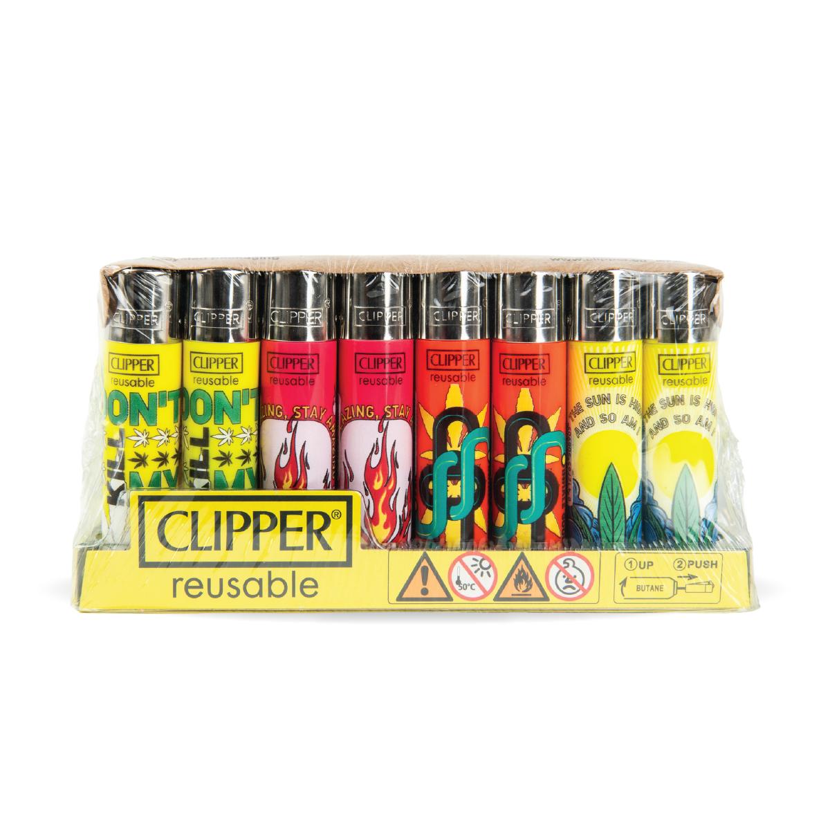 Clipper Lighters - Weed Manners (40pcs)