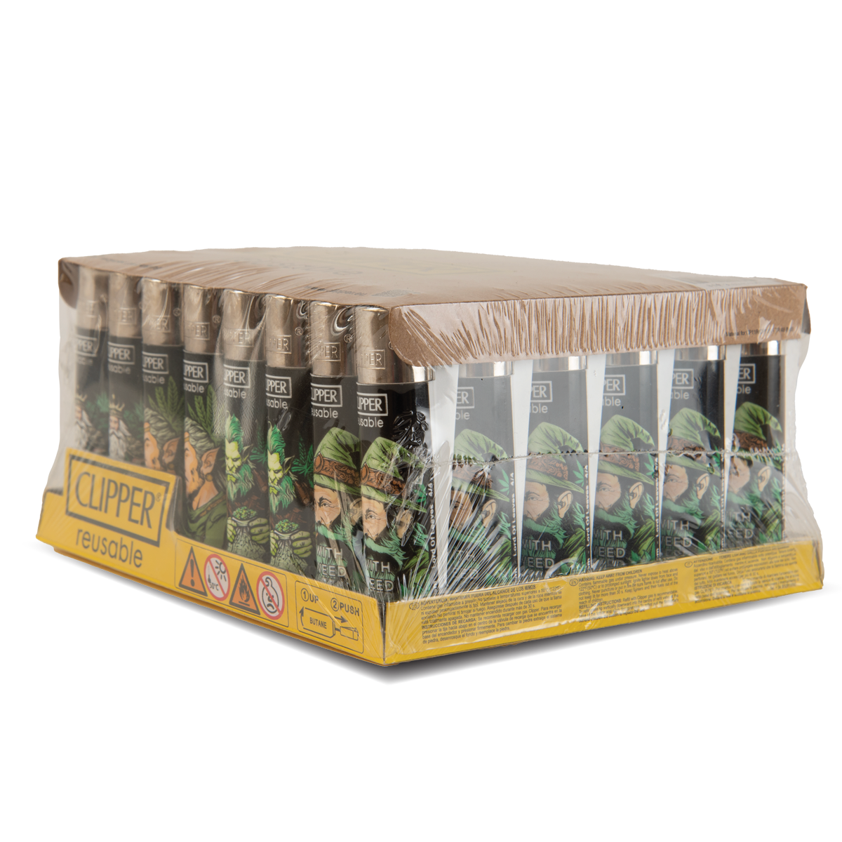 Clipper Lighters: Lord Of Leaves LB (48 Pack)