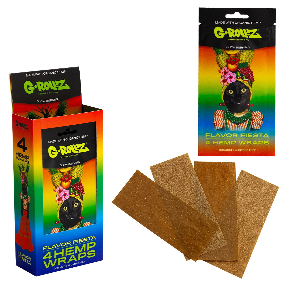 G-Rollz Hemp Wraps - Flavor Fiesta (15pcs)