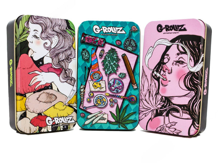 G-Rollz Tobacco Tins - Design 1 (15 pcs)