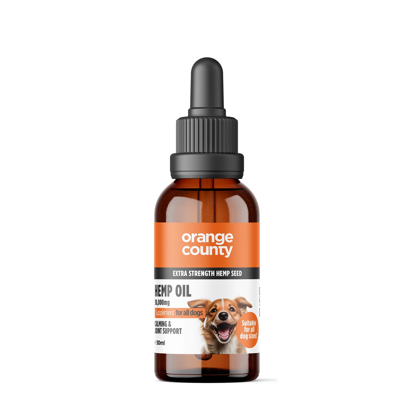 Orange County Extra Strength Pet Calming Hemp Seed Oil 30,000mg 30ml