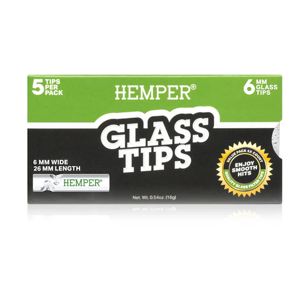 Hemper Glass Tips 5 Pack 6mm (10 pcs)