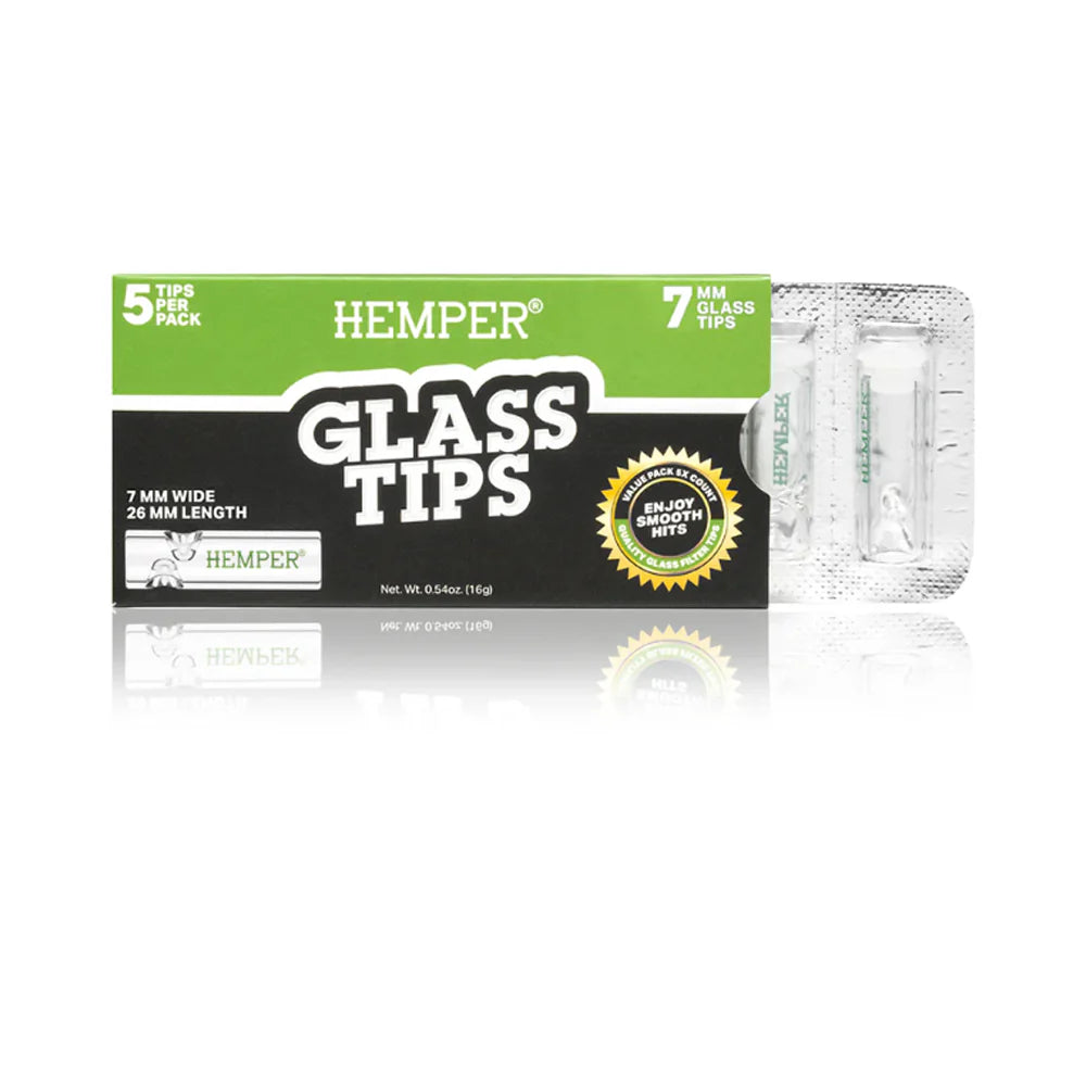 Hemper Glass Tips 5 Pack 7mm (10 pcs)