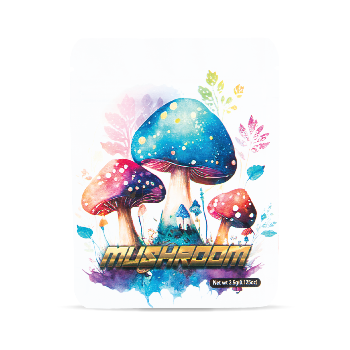 50 PACK MYLAR BAG - WHITE MUSHROOMS