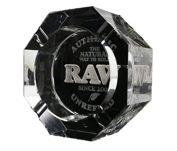 RAW Crystal Glass Ash Tray