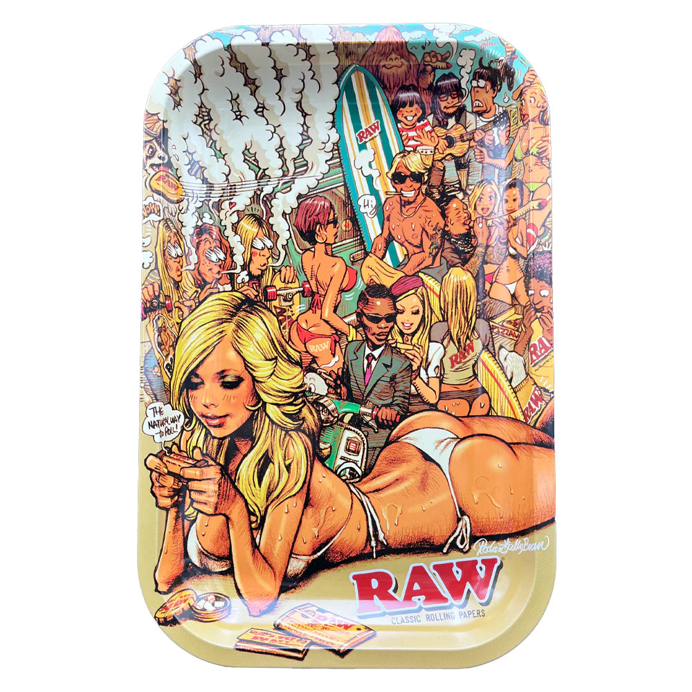RAW 'Summer' Rolling Tray (Small 11" x 7")