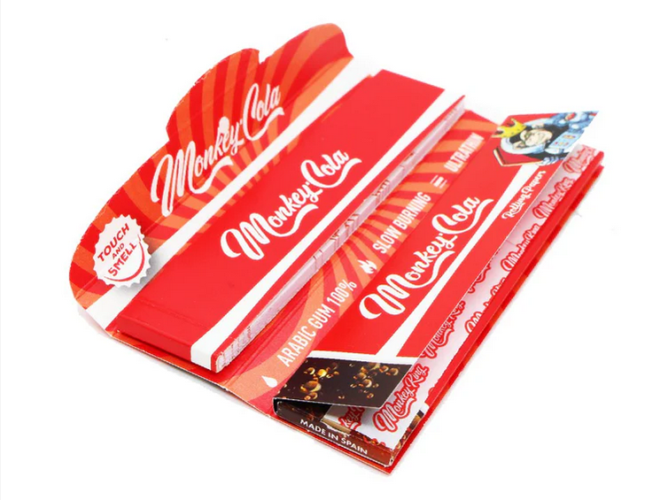 Monkey King Scented Smell Papers & Tips: Cola - King Size (24 Pack)