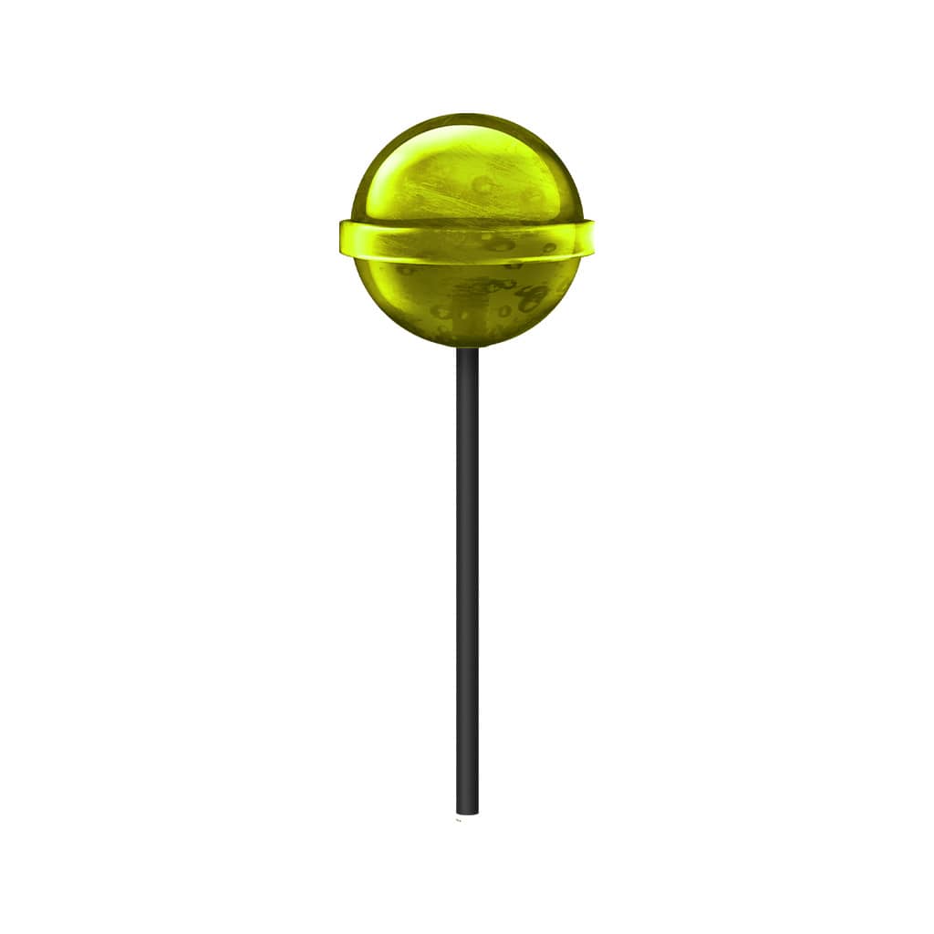 Multitrance Bubbly Billy Buds CBD Lollipops: Sour Apple (5 Pack Gift Box)