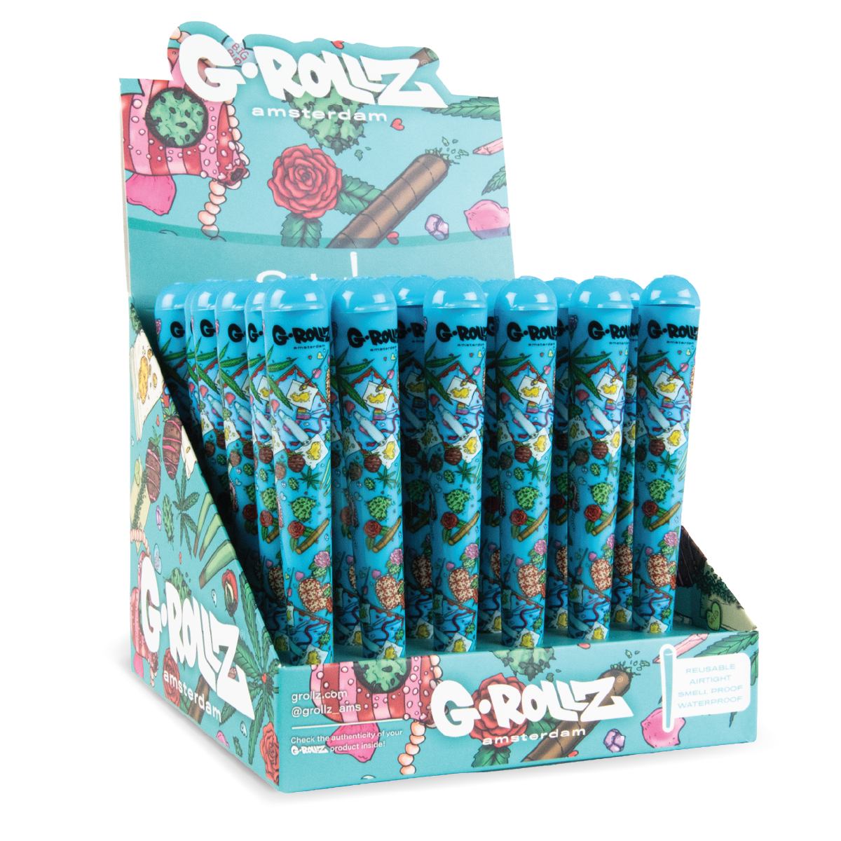 G-Rollz Blue Cone Holders 36 Pack