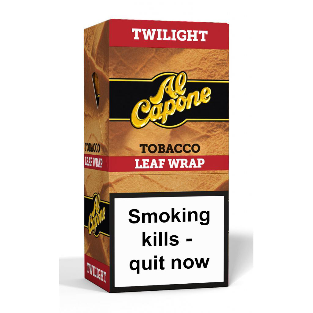 Al Capone Tobacco Leaf Wraps - Twilight (Full Box)