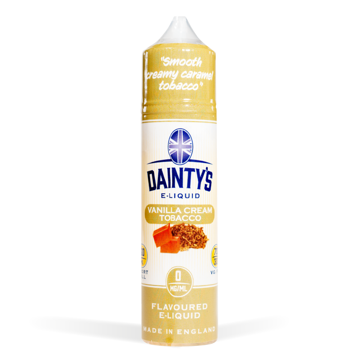 Dainty'S 50Ml E Liquid Shortfills Vanilla Cream Tobacco 50Ml