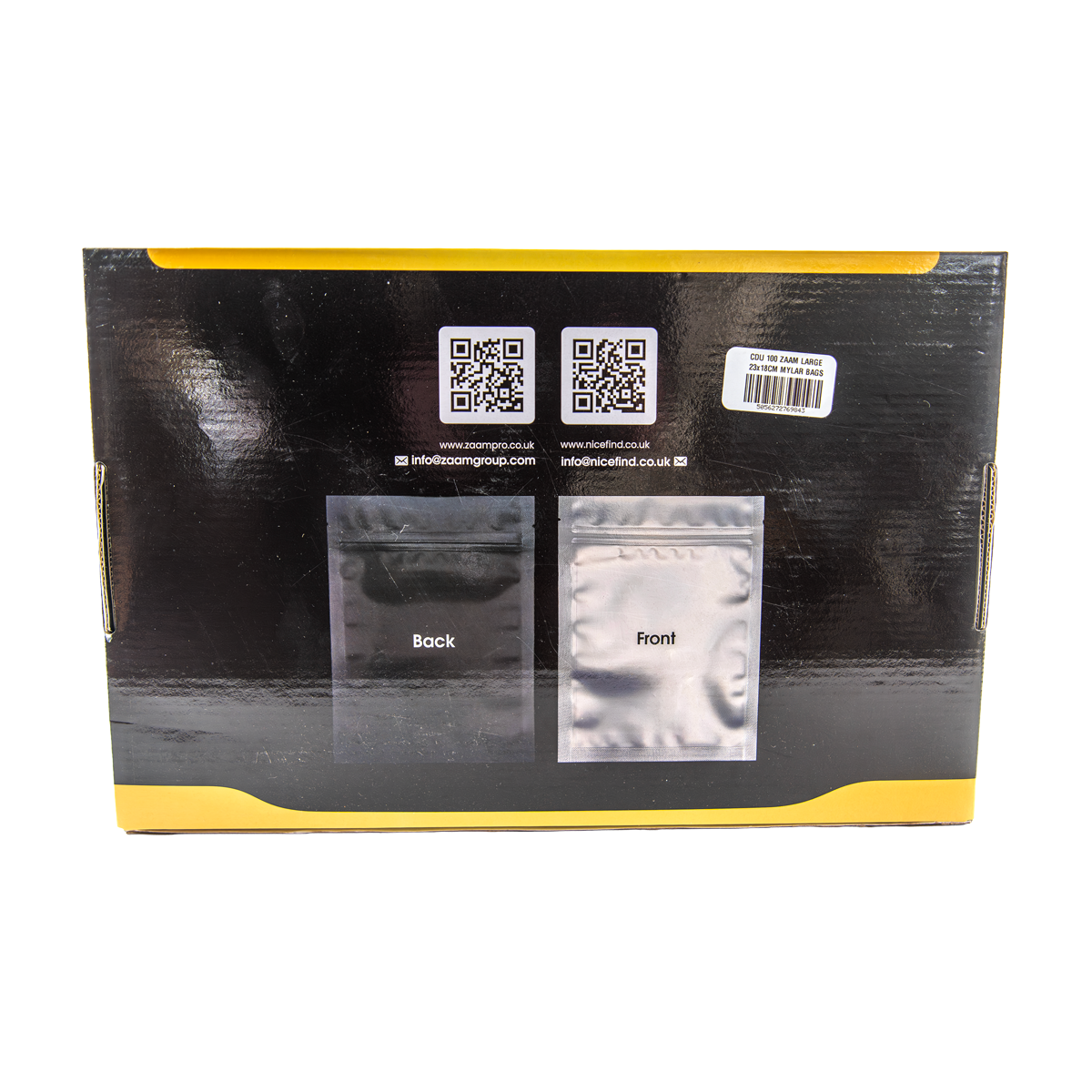 Zaam: 23x18cm Large Mylar Bags - (100 Pack)