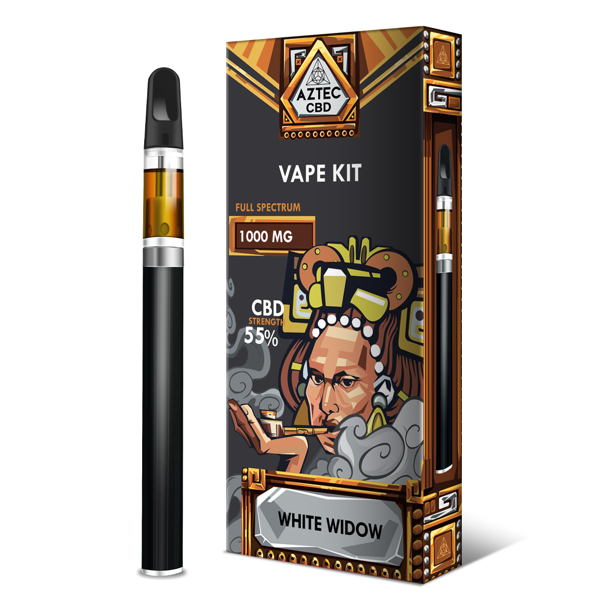 Aztec 55% CBD Vaping Kit - White Widow