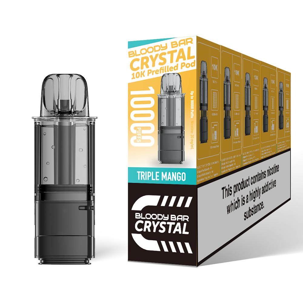 Bloody Bar Crystal 10K Refill Pods Triple Mango Default Title