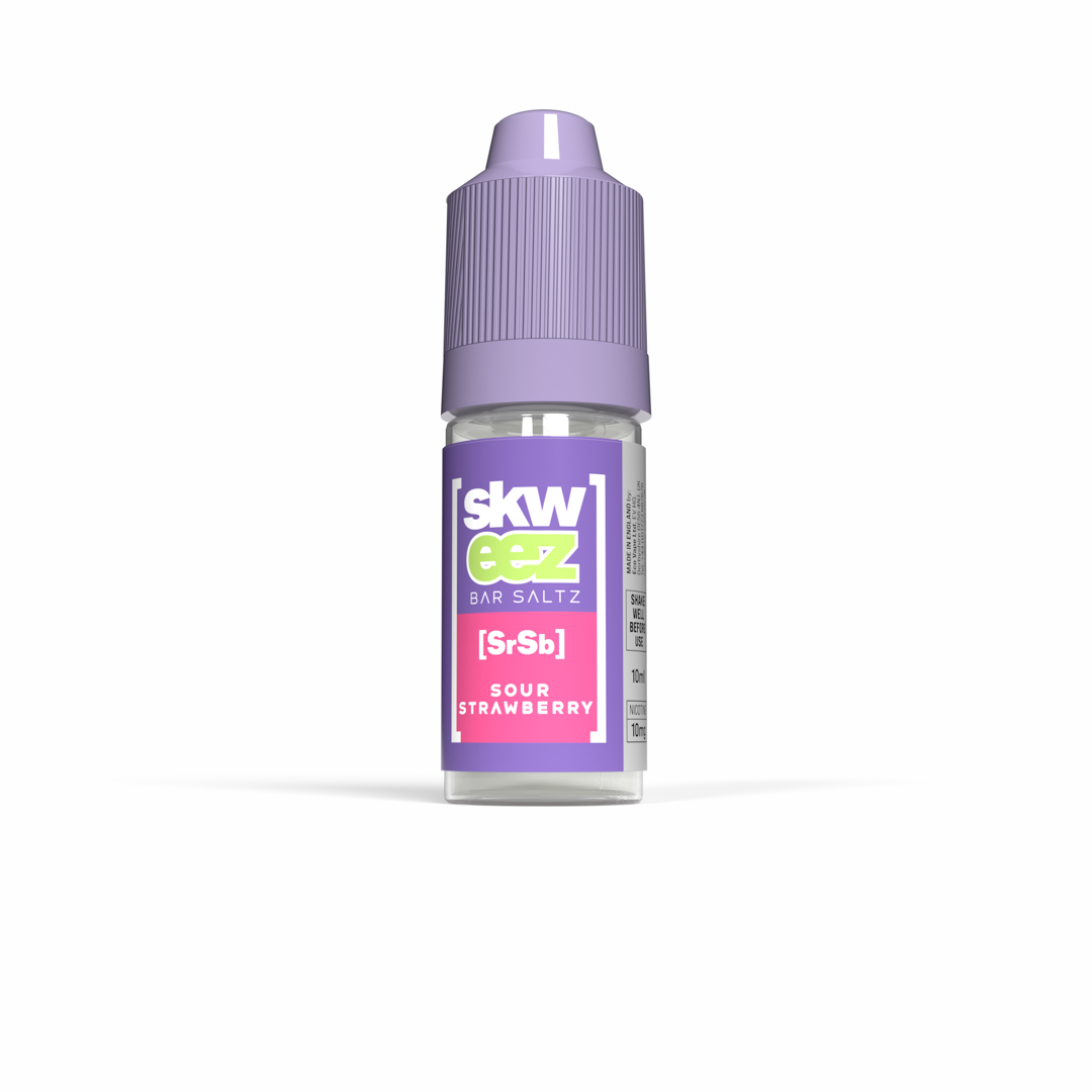 Skweez Nic Salts: Sour Strawberry - 10mg (10 Pack)
