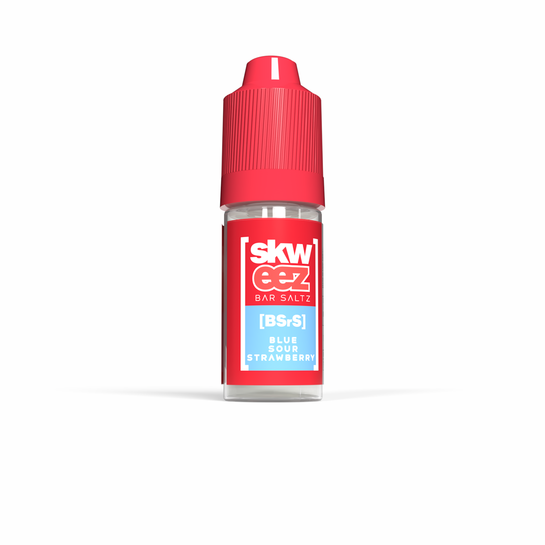 Skweez Nic Salts: Blue Sour Strawberry - 10mg (10 Pack)
