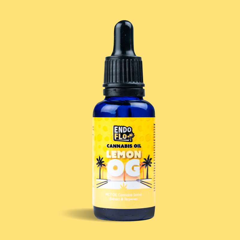 EndoFlo Full Spectrum Cannabis Oil Tincture Lemon OG