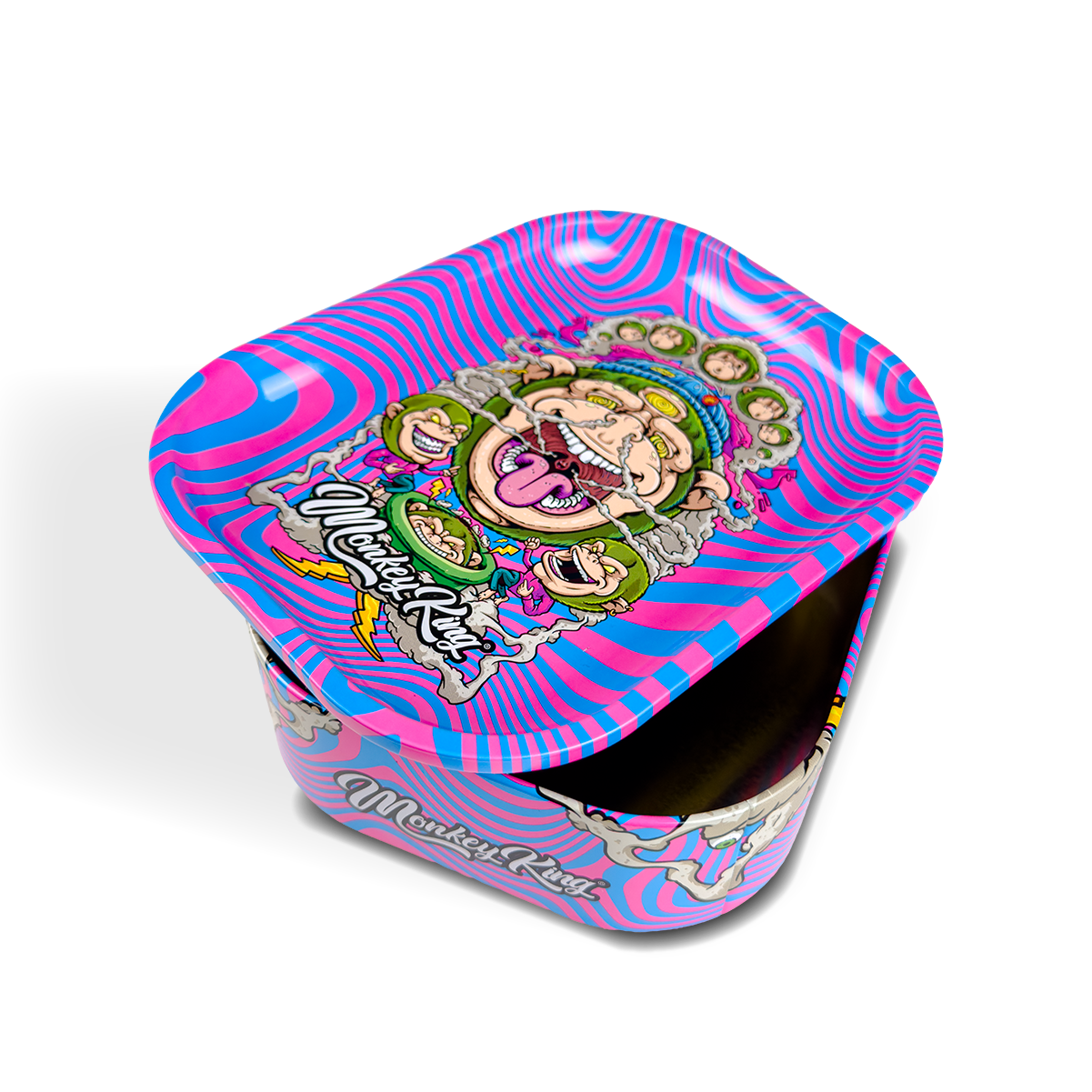 Monkey King Rolling Tray Box: Psychedelic Edition (Single Piece)