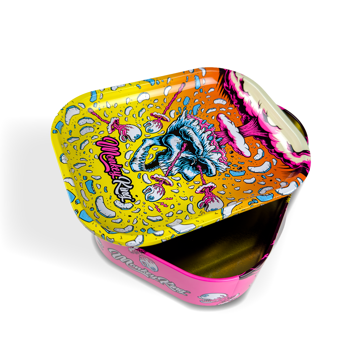 Monkey King Rolling Tray Box: Skulls Edition (Single Piece)