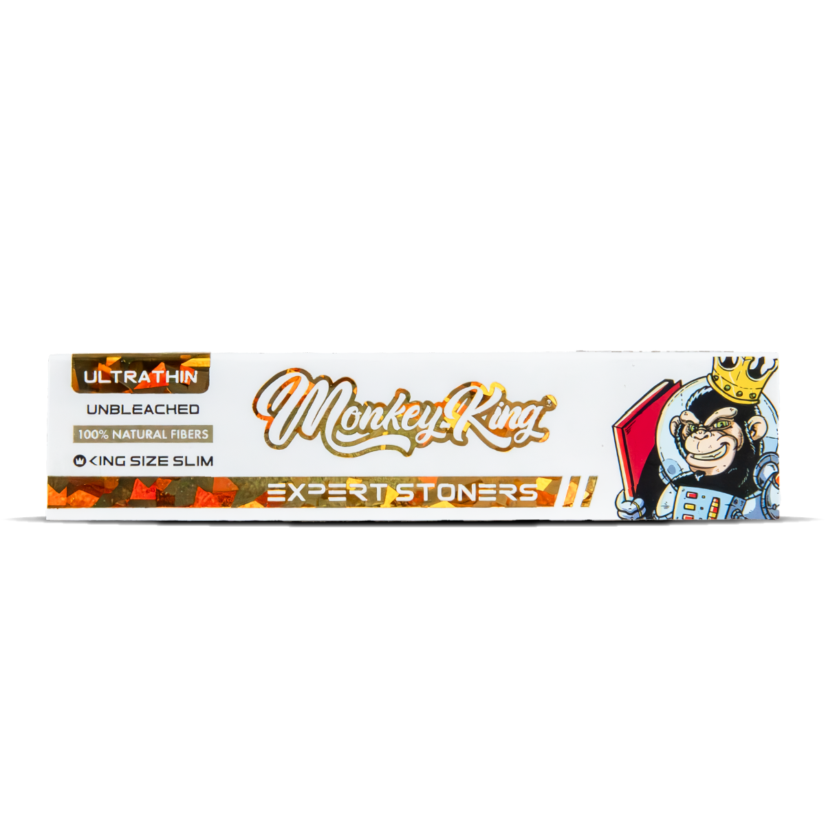 Monkey King Expert Stoners Rolling Papers: Unbleached - King Size Ultra Thin (50 Pack)