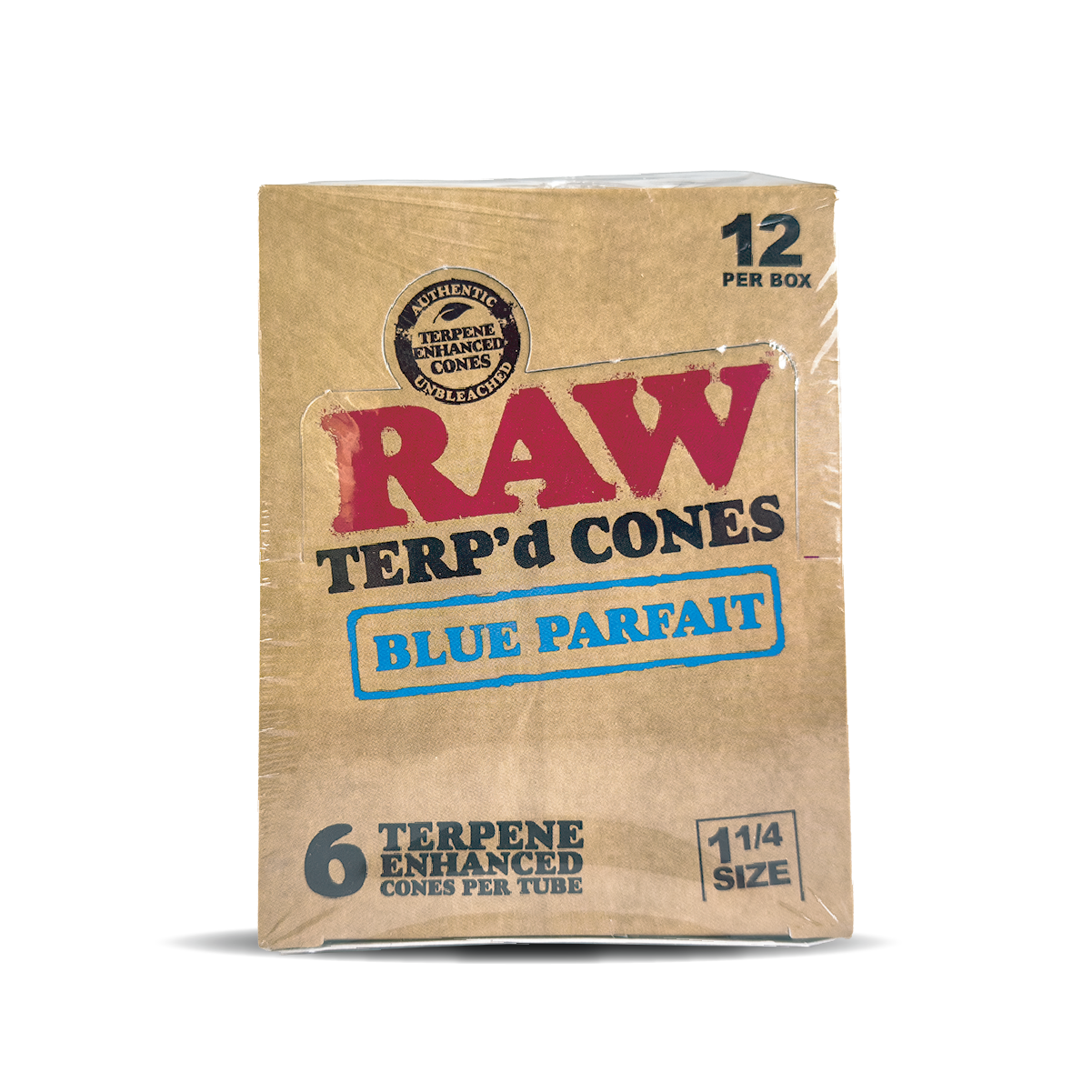 RAW Terpene Enhanced Cones: Blue Parfait - 6x Cones Medium 1 1/4 (12 Pack)