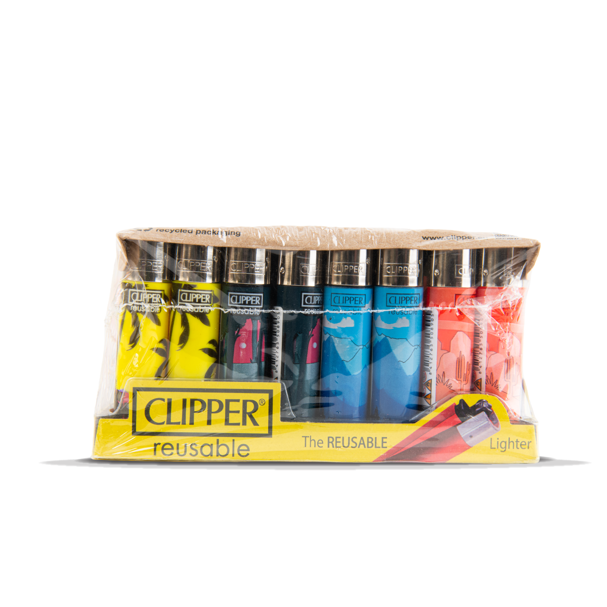 Clipper Lighters - Natural Mix (40 pcs)