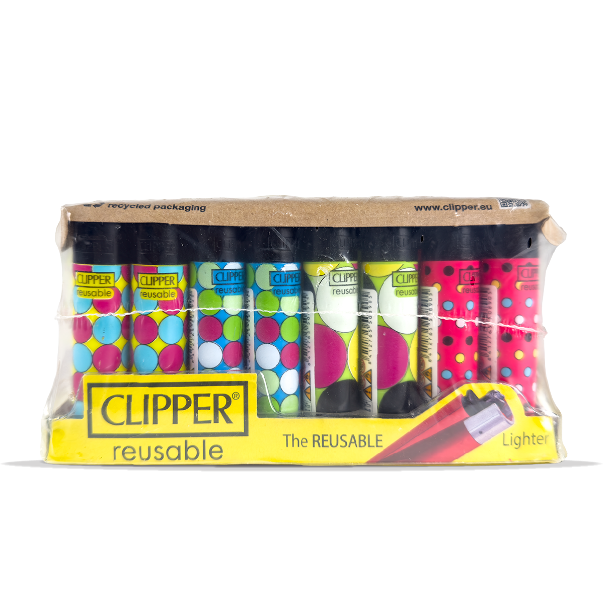 Clipper Lighters - Polka Dots (40 pcs)