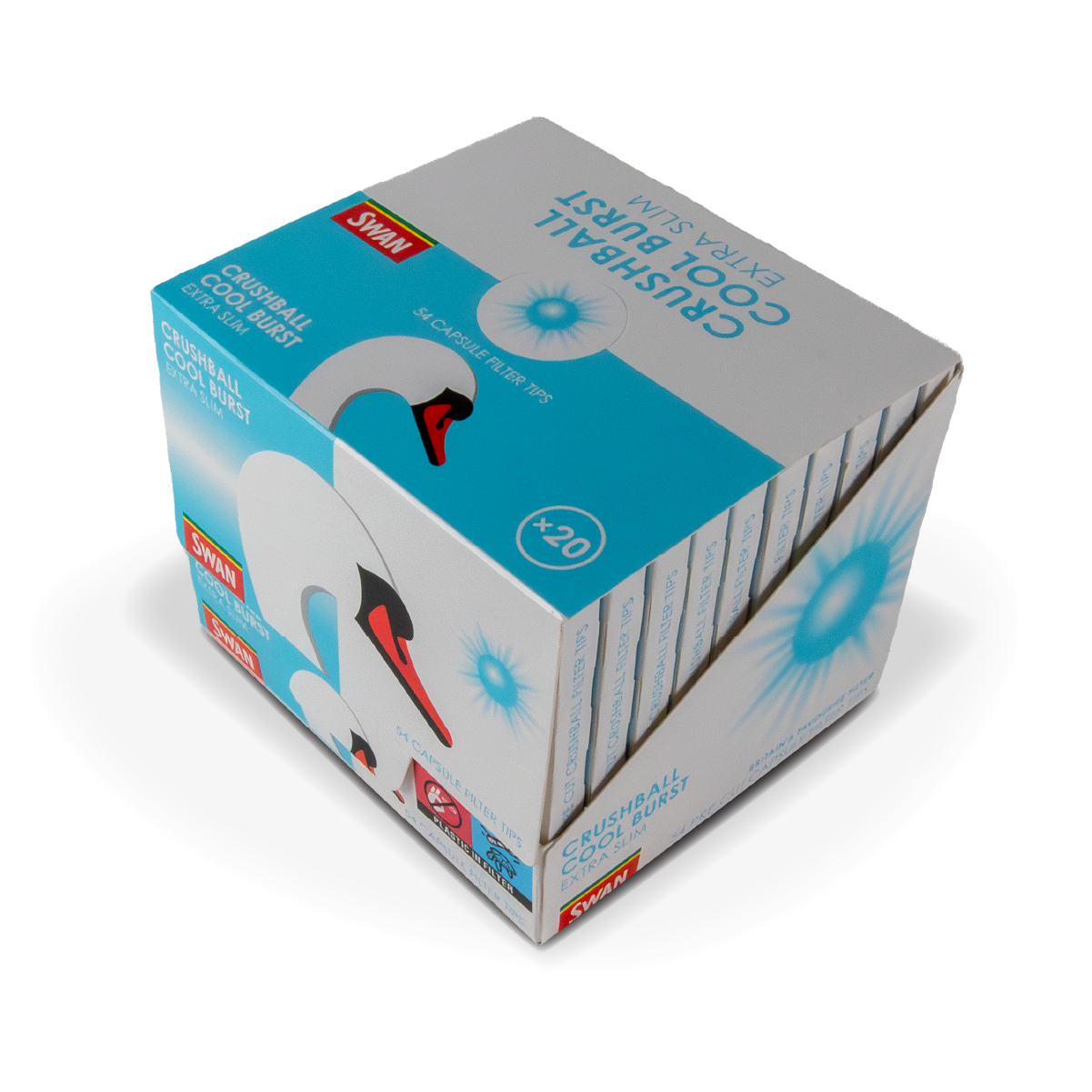 Swan Filters: Cool Burst Crushball - 54 Tips (20 Packs)