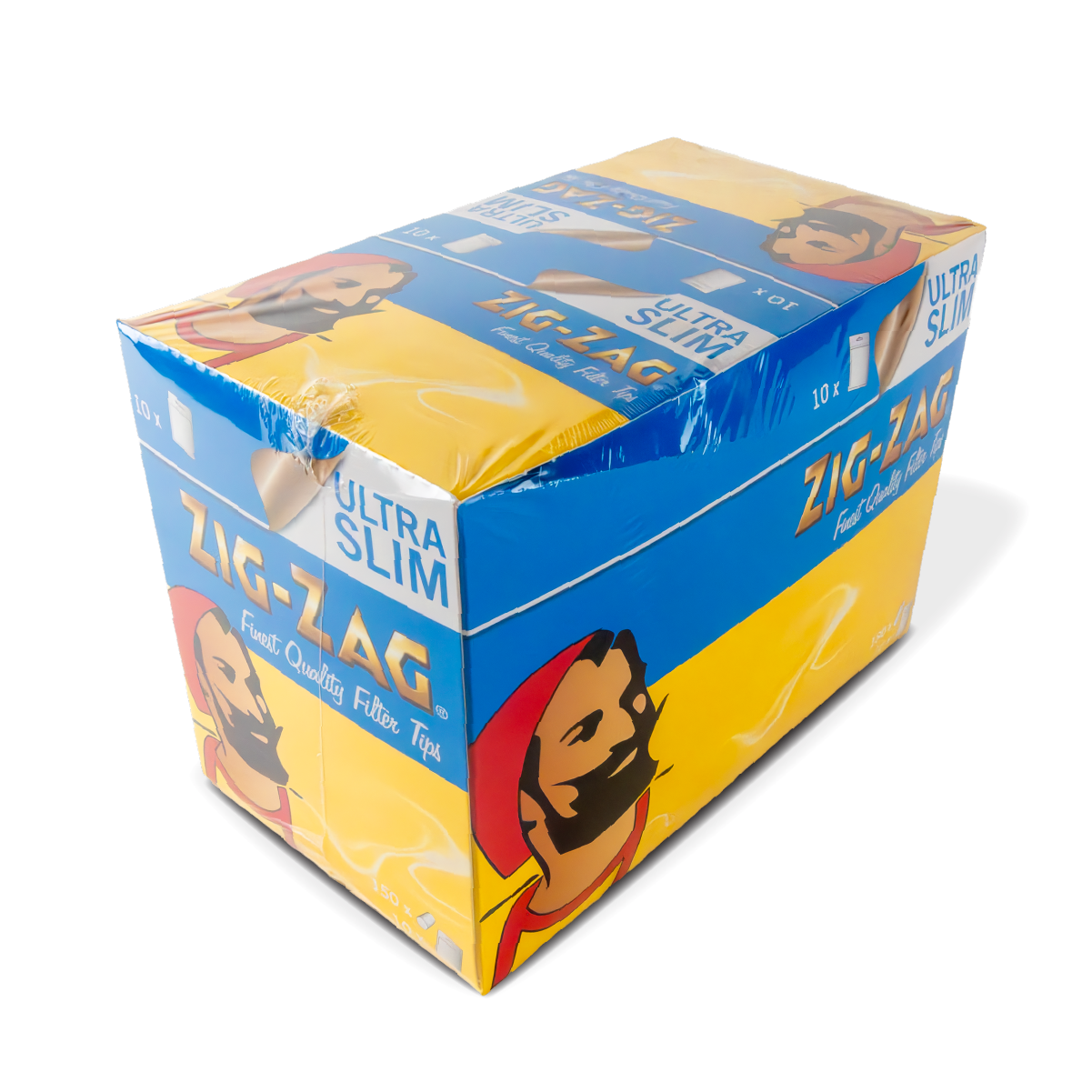 Zig Zag Filters: Ultra Slim - 150 Tips (10 Pack)