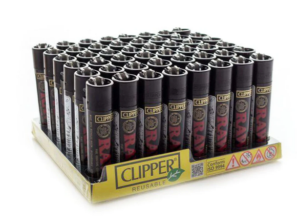 Clipper Lighters - RAW Black