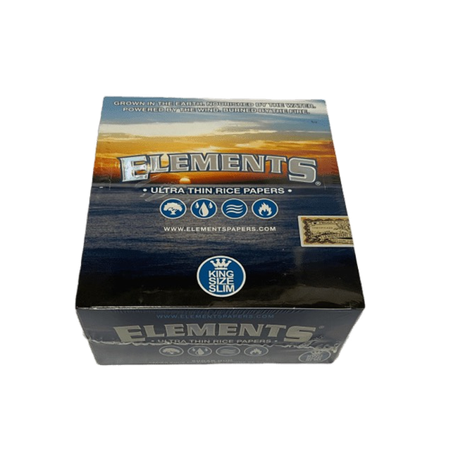 Elements Ultra Thin Rice Rolling Papers-Elements-Blazed Wholesale