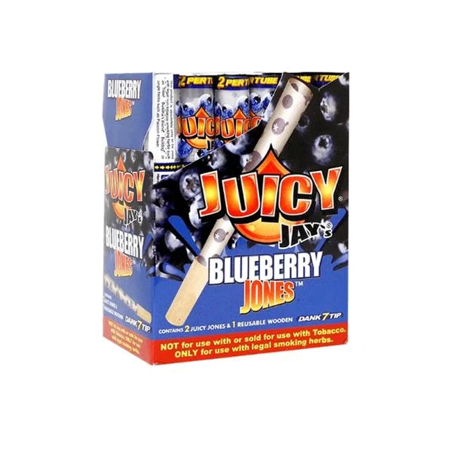 Juicy Jay's Blueberry Jones Flavoured Cones-Juicy Jays-Blazed Wholesale