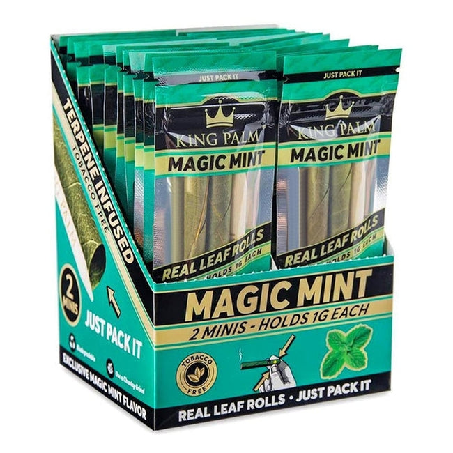 King Palm Terpene Infused Leaf Rolls - Magic Mint-King Palm-Blazed Wholesale