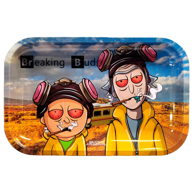 Smoke Arsenal Rolling Tray Medium - Breaking Bud-Smoke Arsenal-Blazed Wholesale