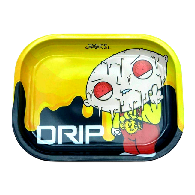 Smoke Arsenal Rolling Tray Small - Drip-Smoke Arsenal-Blazed Wholesale
