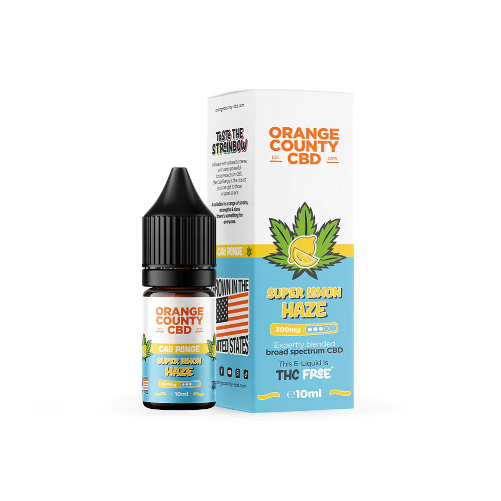 Orange County CBD Cali Range E-liquid 300mg 10ml