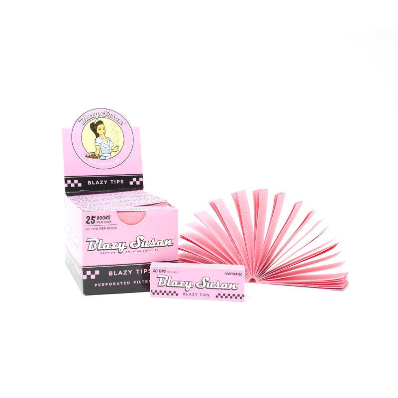 Blazy Susan Pink Perforated Filter Tips