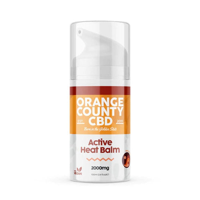 Orange County CBD Active Heat Balm 2000mg 100ml-Orange County CBD-Blazed Wholesale