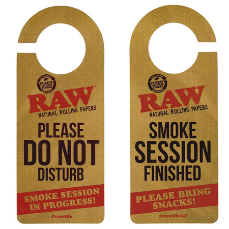 RAW Do Not Disturb Door Sign-RAW-Blazed Wholesale
