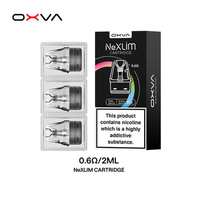 *OXVA NeXLIM SS Pod Cartridges: 3 Pods - 0.6Ω