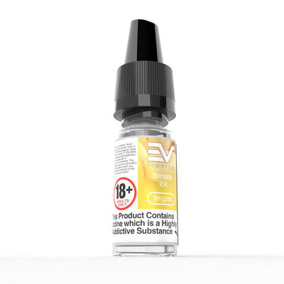 EV 10ml E-Liquids: Banana Ice - 3mg Freebase (10 Pack)