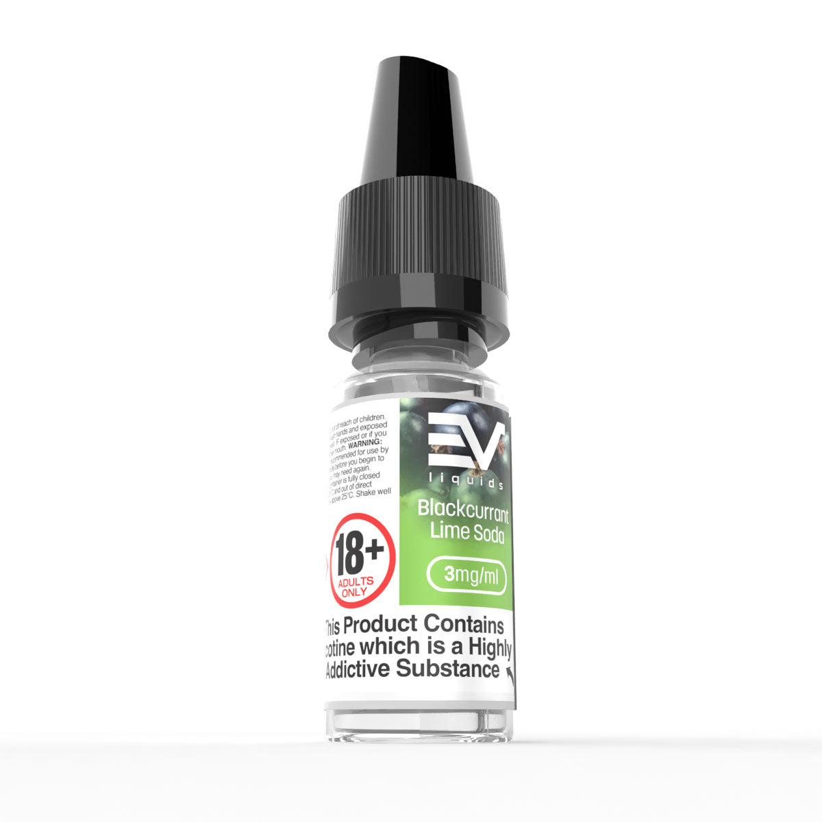 Ev 10Ml E Liquids 3Mg Blackcurrant Lime Soda 10Ml