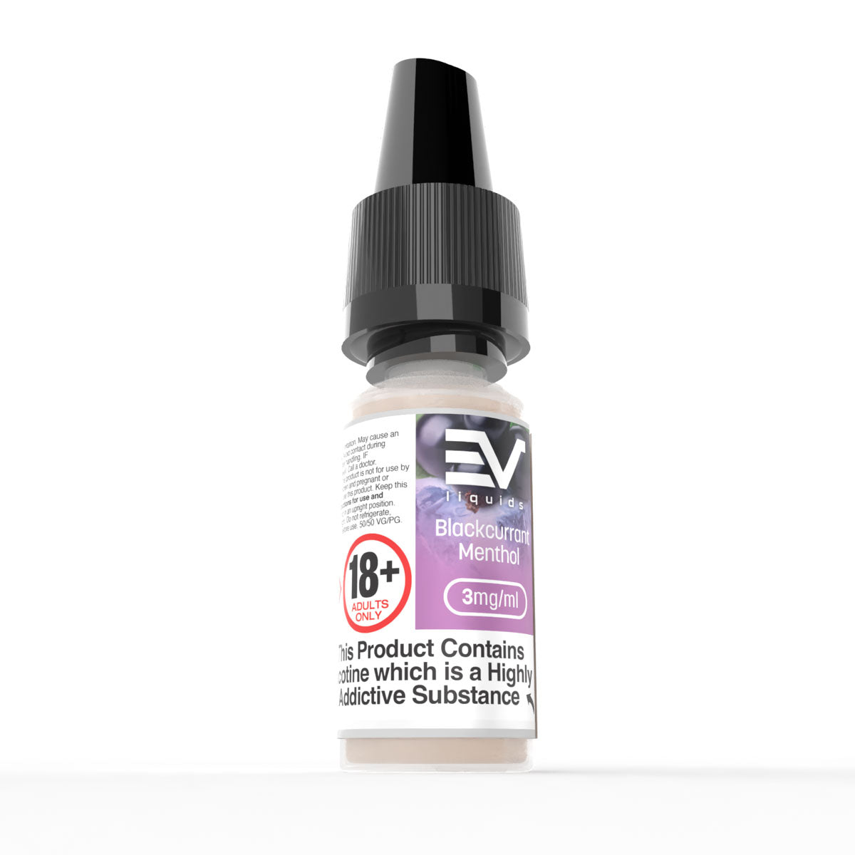 Ev 10Ml E Liquids 12Mg Blackcurrant Menthol 10Ml